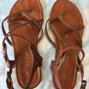 Altar’d State Strapy Women's Brown Sandals
